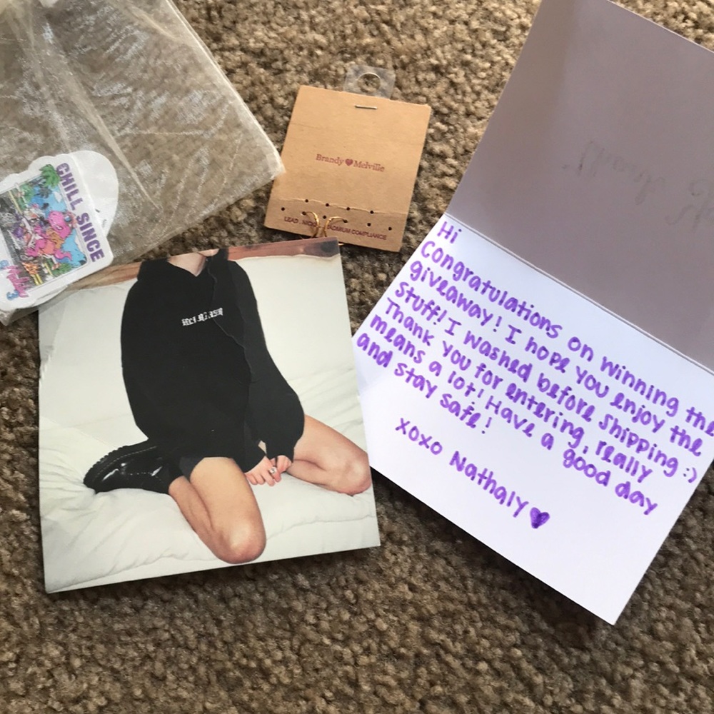 Giveaway winnings! :)